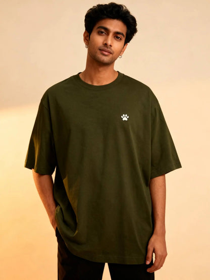 Less Humans More Dogs Unisex Oversized Classic T-Shirt Vykra