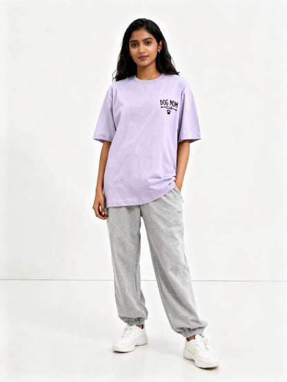 Dog Mom Club Unisex Oversized Classic T-Shirt Vykra