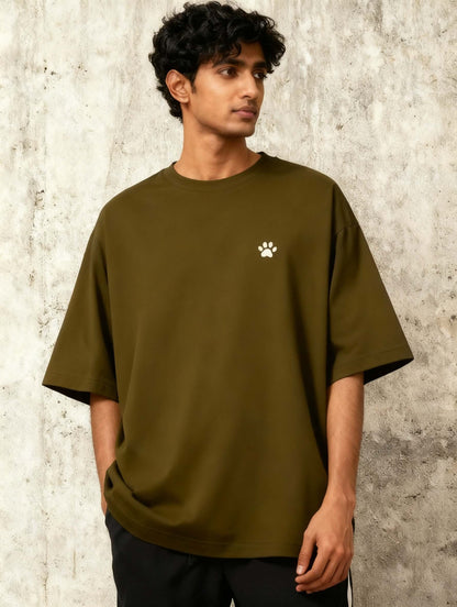 Happiness Has Four Paws Unisex Oversized Classic T-Shirt Vykra