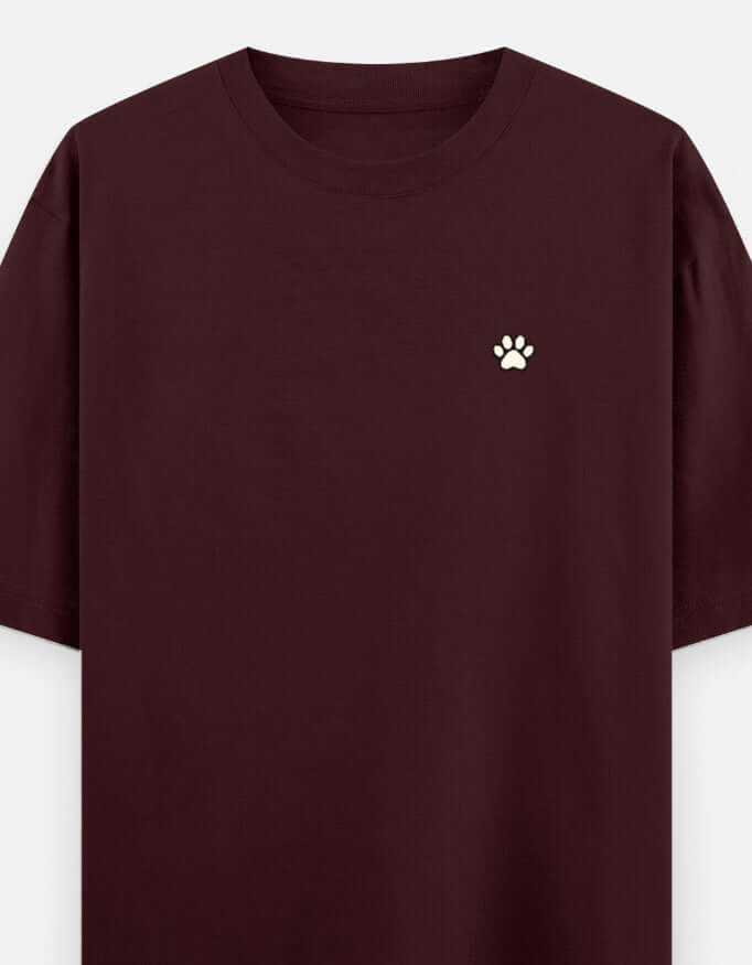 Happiness Has Four Paws Unisex Oversized Classic T-Shirt Vykra