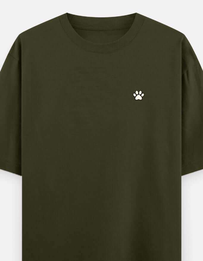 Happiness Has Four Paws Unisex Oversized Classic T-Shirt Vykra