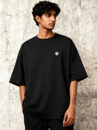 Happiness Has Four Paws Unisex Oversized Classic T-Shirt Vykra